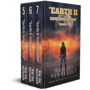 The final three Sci-Fi novels of the "Virus/Earth II" series by Ray Jay Perreault