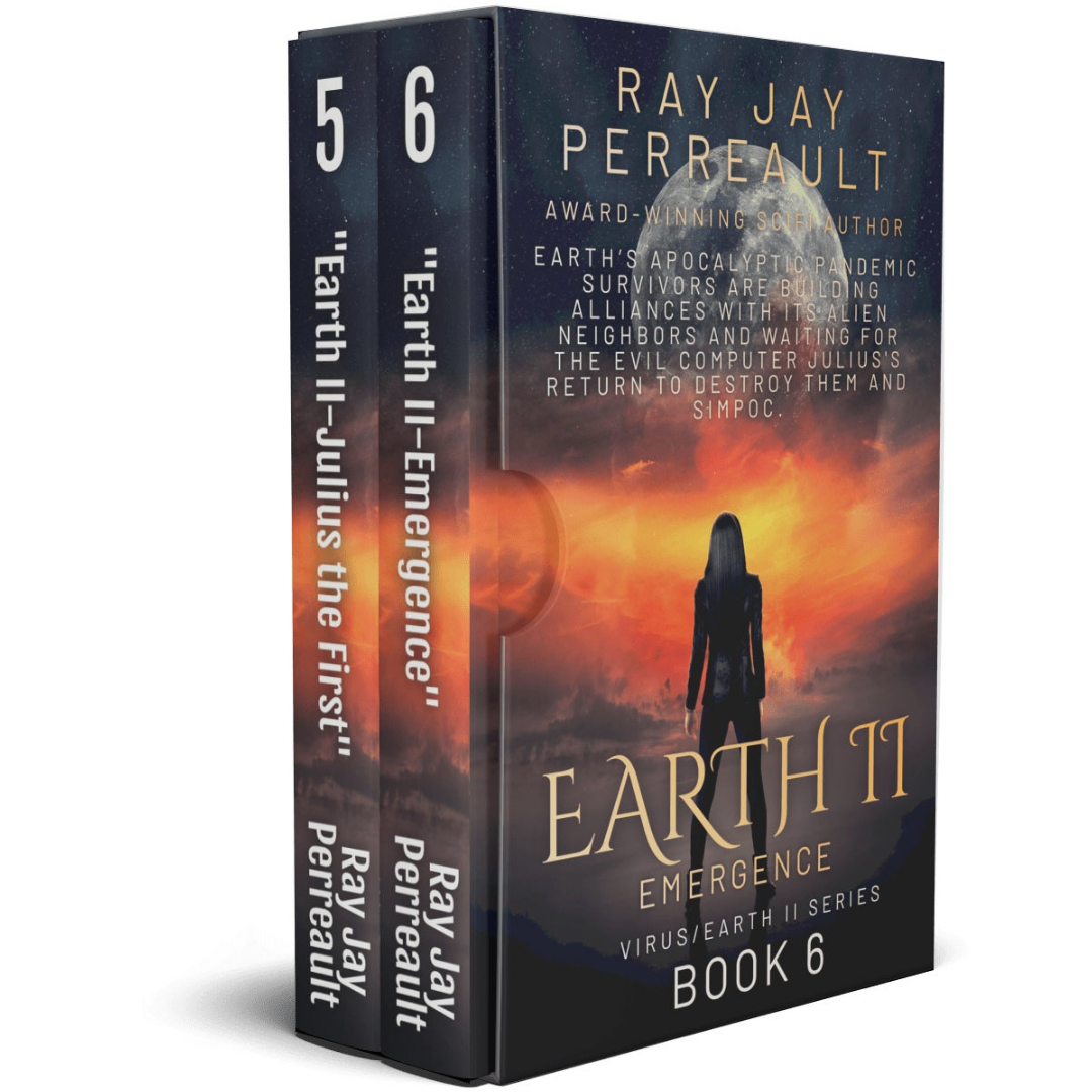 Cover "Earth II-Box Set" Sci Fi Novels Bks 5,6 by Ray Jay Perreault