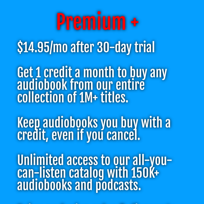 Audible Premium plan